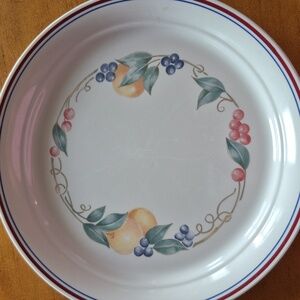 Corelle Set Of 2 Abundance Dinner Plate with Red and Blue Accents
